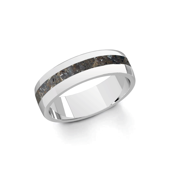 Signum - Meteorite Ring Damen Silber